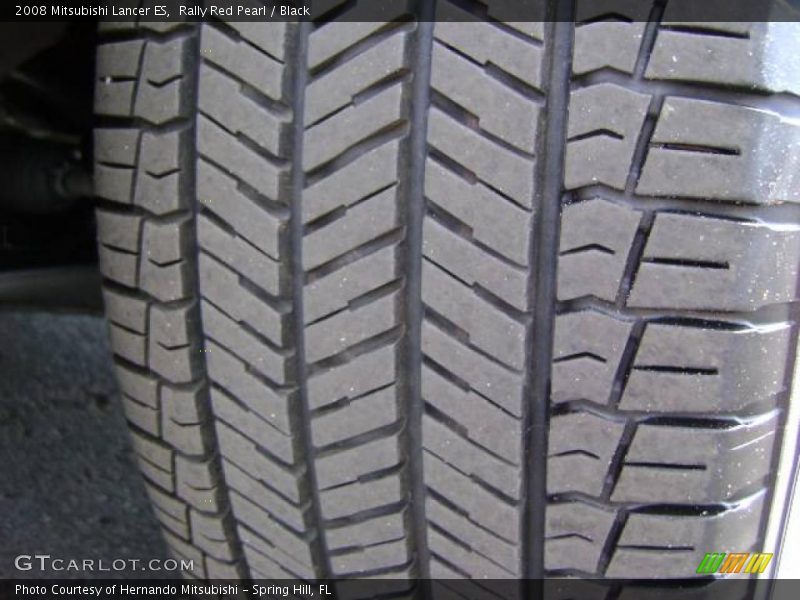 Rally Red Pearl / Black 2008 Mitsubishi Lancer ES