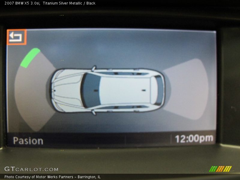 Titanium Silver Metallic / Black 2007 BMW X5 3.0si