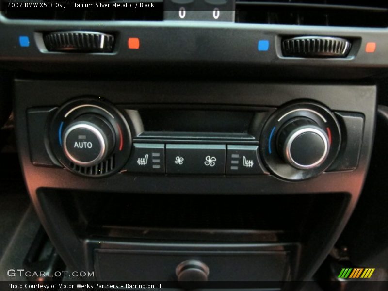 Titanium Silver Metallic / Black 2007 BMW X5 3.0si