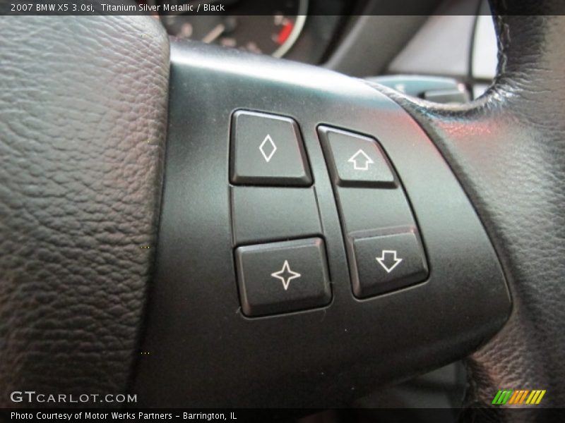 Titanium Silver Metallic / Black 2007 BMW X5 3.0si