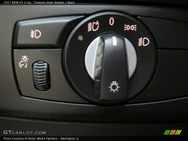 Titanium Silver Metallic / Black 2007 BMW X5 3.0si