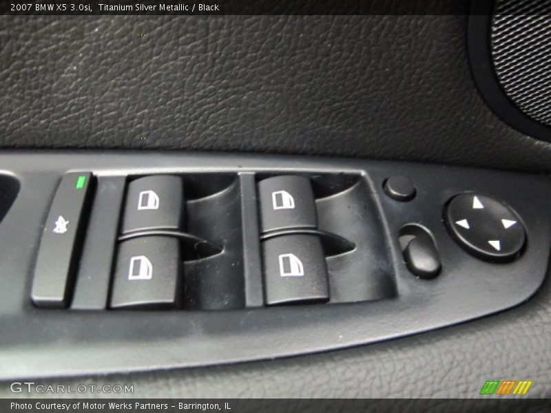 Titanium Silver Metallic / Black 2007 BMW X5 3.0si