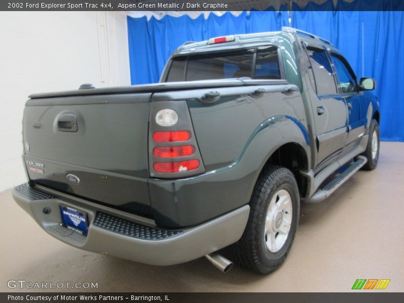Aspen Green Metallic / Dark Graphite 2002 Ford Explorer Sport Trac 4x4