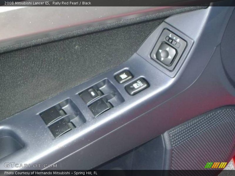 Rally Red Pearl / Black 2008 Mitsubishi Lancer ES