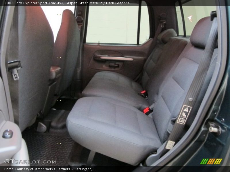 Aspen Green Metallic / Dark Graphite 2002 Ford Explorer Sport Trac 4x4