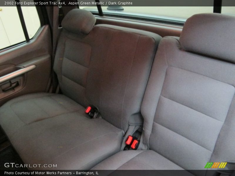 Aspen Green Metallic / Dark Graphite 2002 Ford Explorer Sport Trac 4x4