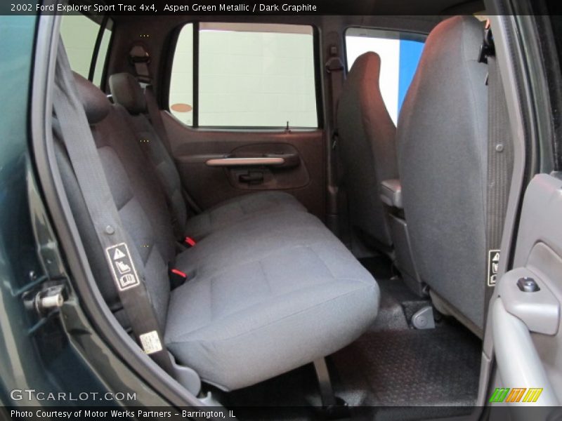 Aspen Green Metallic / Dark Graphite 2002 Ford Explorer Sport Trac 4x4