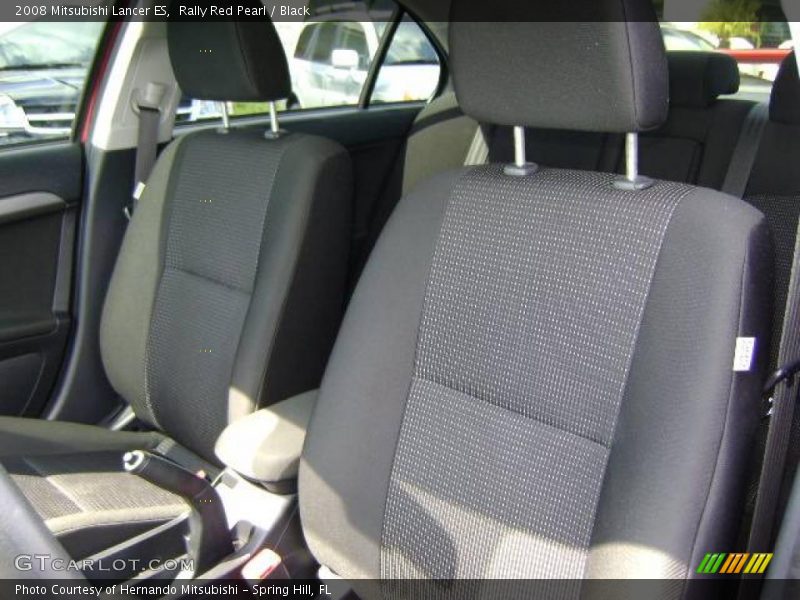 Rally Red Pearl / Black 2008 Mitsubishi Lancer ES