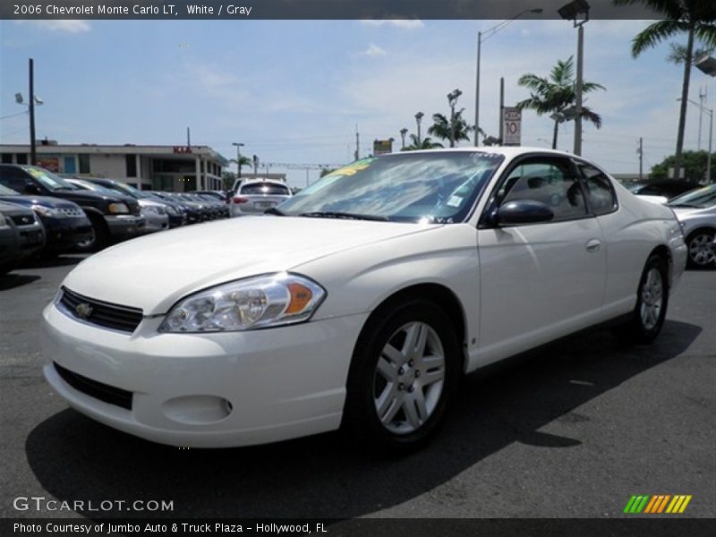 White / Gray 2006 Chevrolet Monte Carlo LT