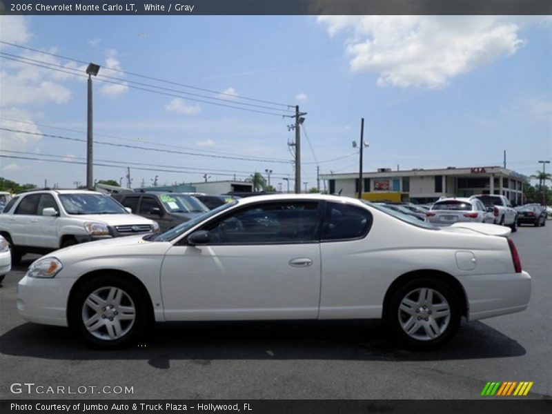 White / Gray 2006 Chevrolet Monte Carlo LT