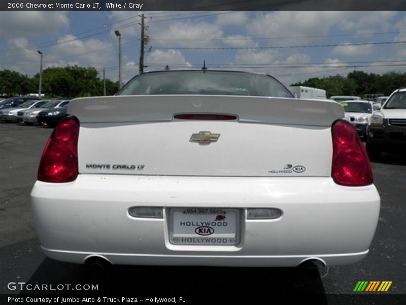 White / Gray 2006 Chevrolet Monte Carlo LT