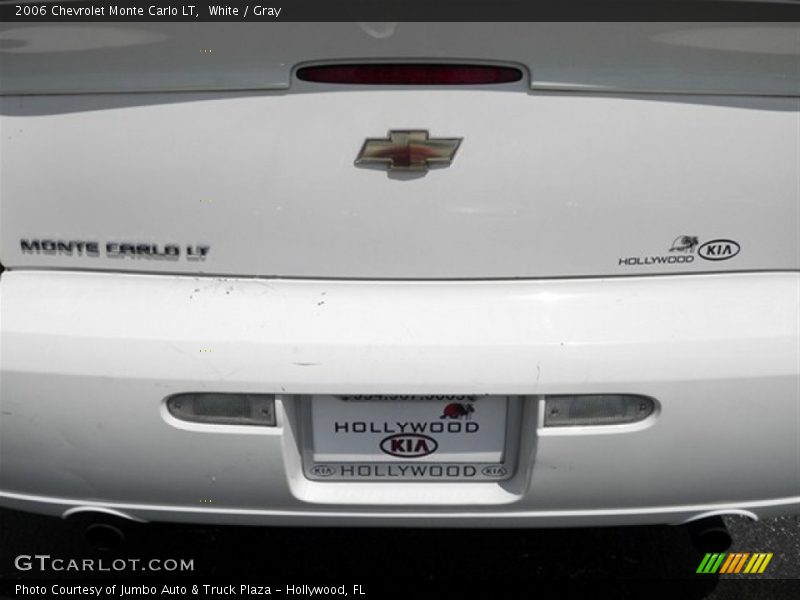 White / Gray 2006 Chevrolet Monte Carlo LT