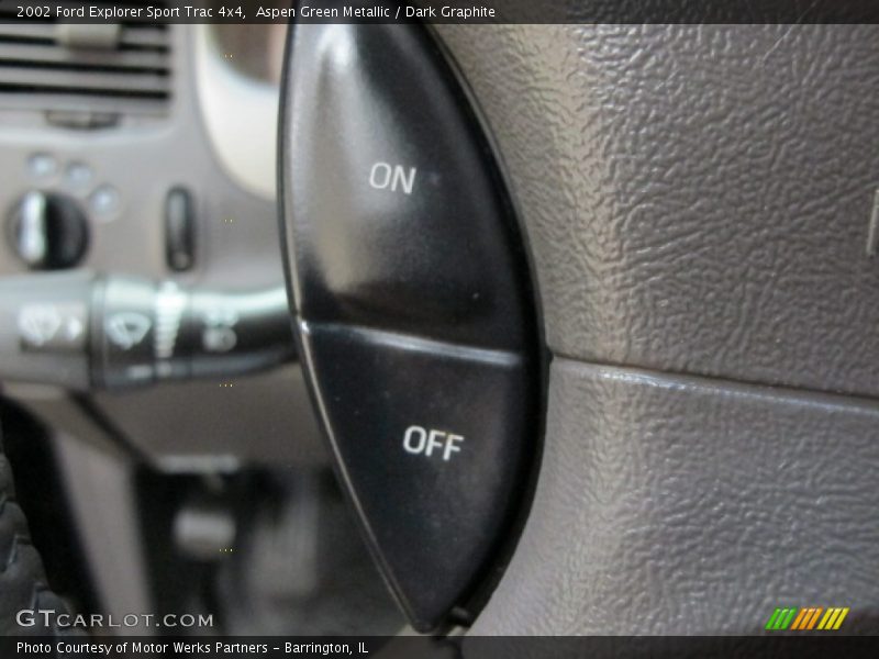 Aspen Green Metallic / Dark Graphite 2002 Ford Explorer Sport Trac 4x4