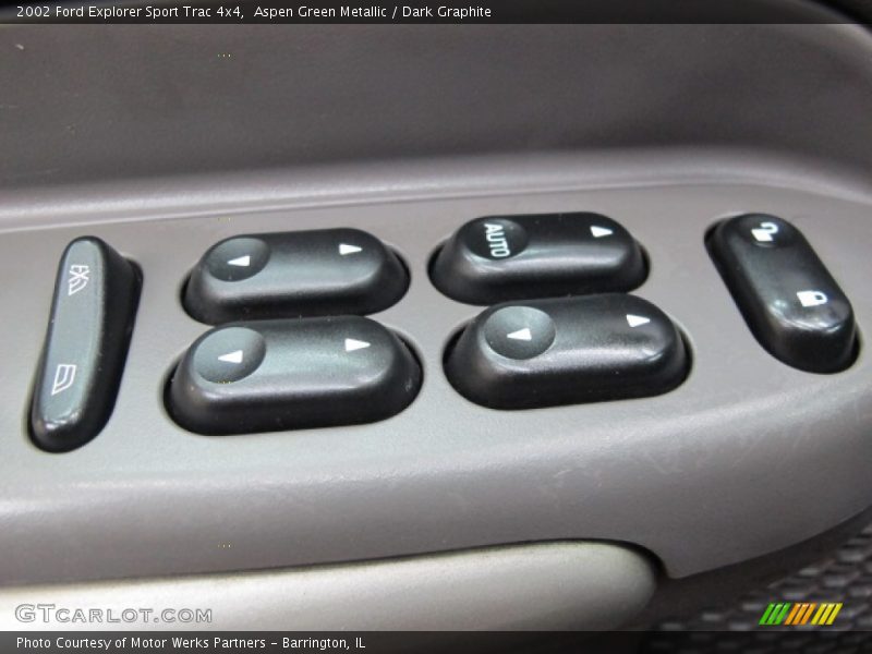 Aspen Green Metallic / Dark Graphite 2002 Ford Explorer Sport Trac 4x4