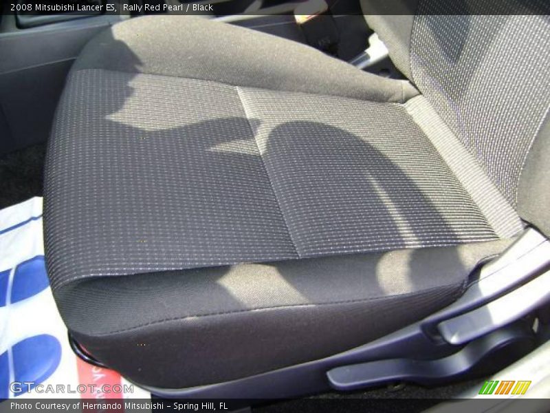 Rally Red Pearl / Black 2008 Mitsubishi Lancer ES