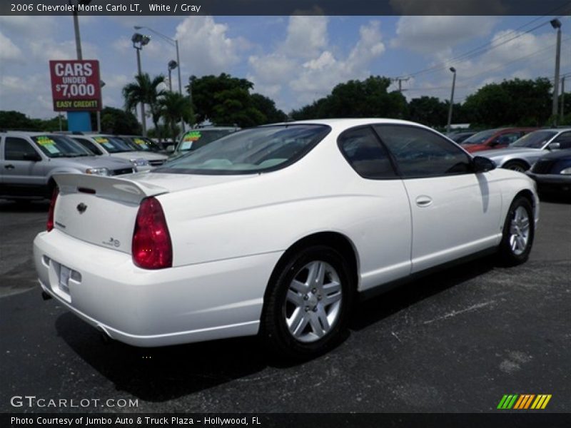 White / Gray 2006 Chevrolet Monte Carlo LT