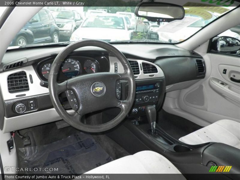 White / Gray 2006 Chevrolet Monte Carlo LT