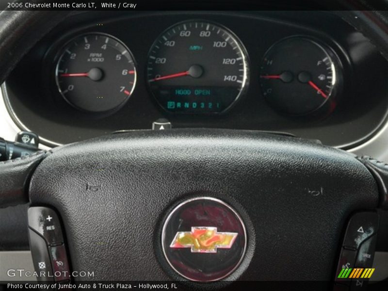 White / Gray 2006 Chevrolet Monte Carlo LT