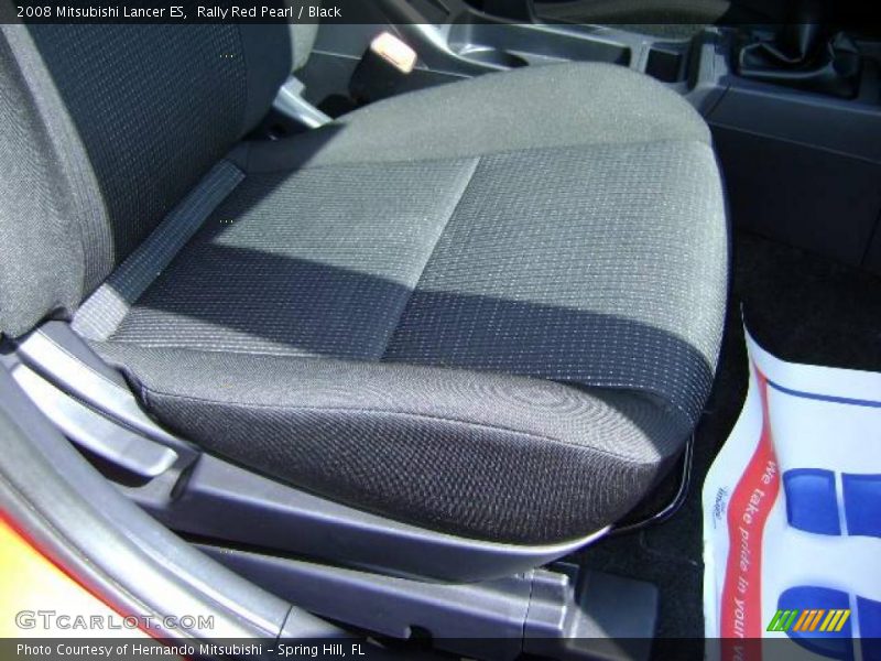 Rally Red Pearl / Black 2008 Mitsubishi Lancer ES
