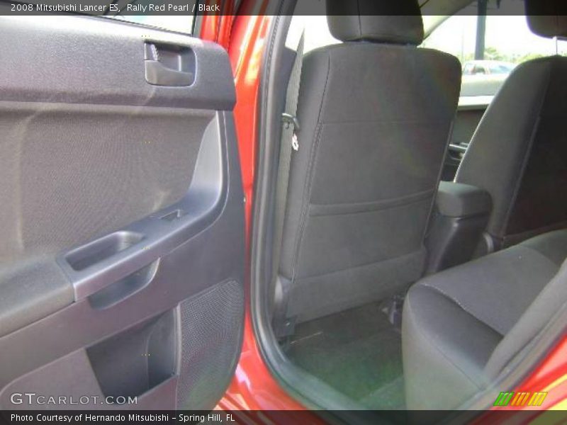 Rally Red Pearl / Black 2008 Mitsubishi Lancer ES