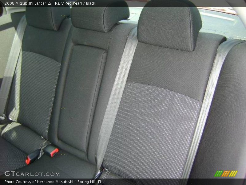 Rally Red Pearl / Black 2008 Mitsubishi Lancer ES