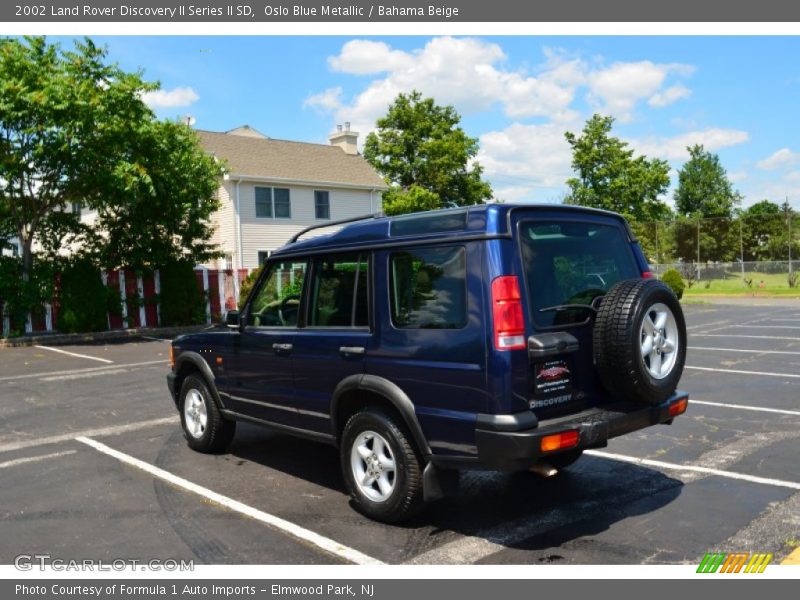 Oslo Blue Metallic / Bahama Beige 2002 Land Rover Discovery II Series II SD