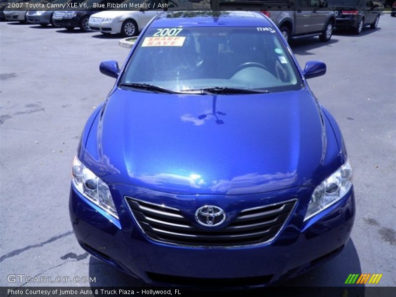 Blue Ribbon Metallic / Ash 2007 Toyota Camry XLE V6