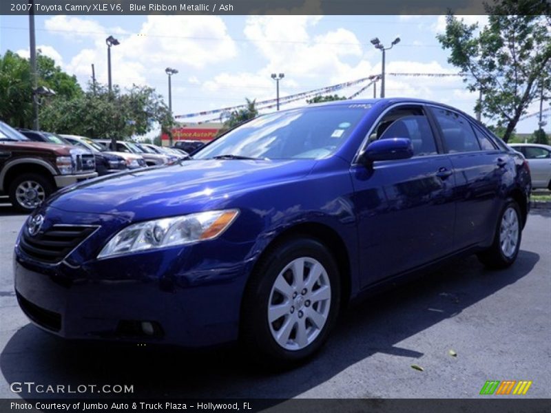 Blue Ribbon Metallic / Ash 2007 Toyota Camry XLE V6