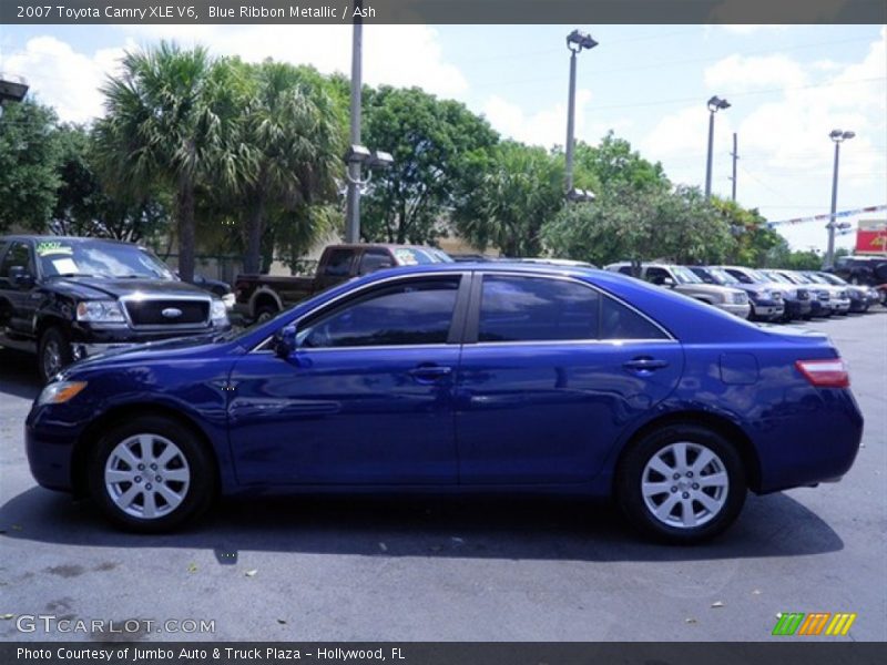 Blue Ribbon Metallic / Ash 2007 Toyota Camry XLE V6