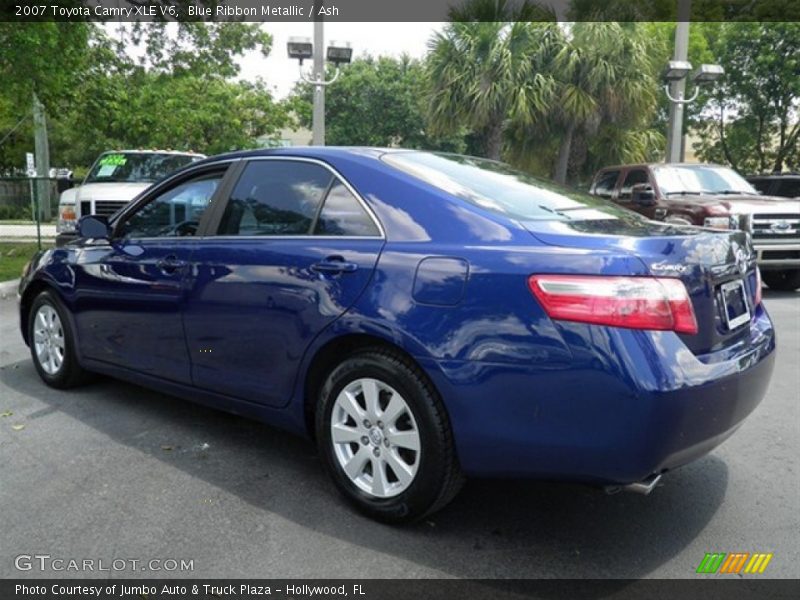 Blue Ribbon Metallic / Ash 2007 Toyota Camry XLE V6