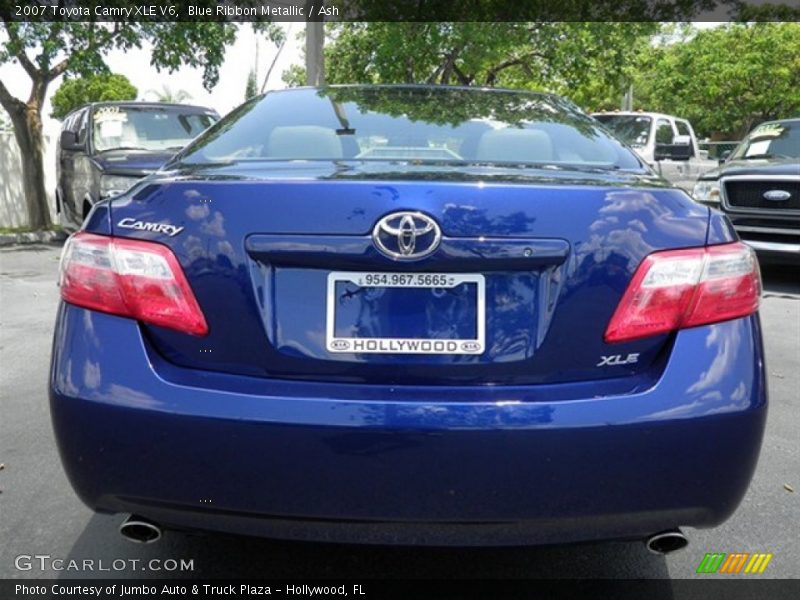 Blue Ribbon Metallic / Ash 2007 Toyota Camry XLE V6