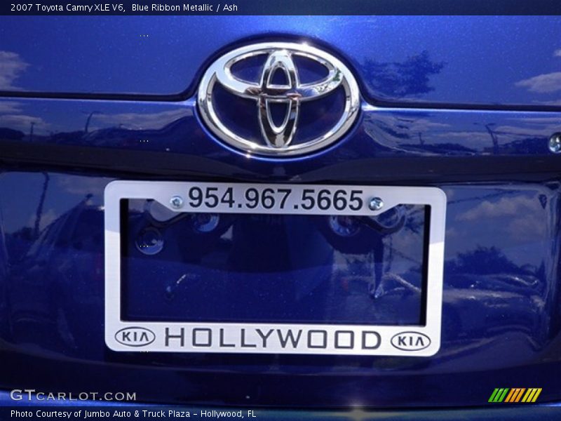Blue Ribbon Metallic / Ash 2007 Toyota Camry XLE V6