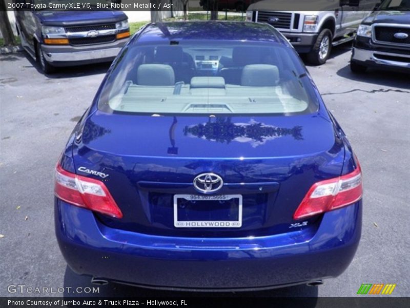 Blue Ribbon Metallic / Ash 2007 Toyota Camry XLE V6