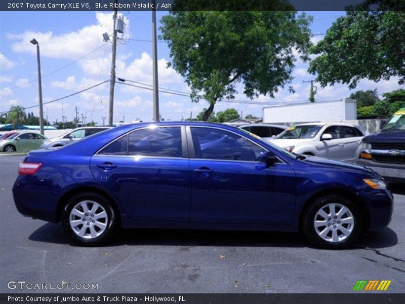 Blue Ribbon Metallic / Ash 2007 Toyota Camry XLE V6