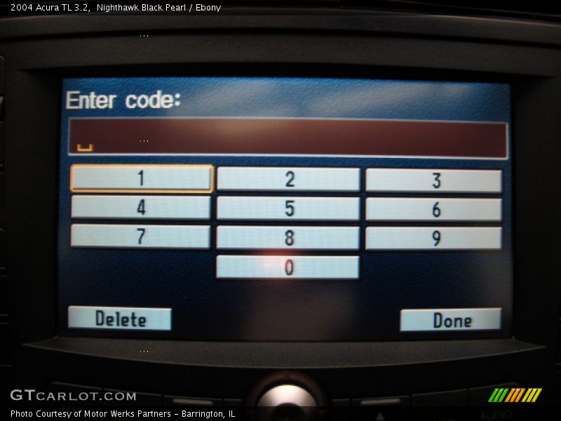 Nighthawk Black Pearl / Ebony 2004 Acura TL 3.2