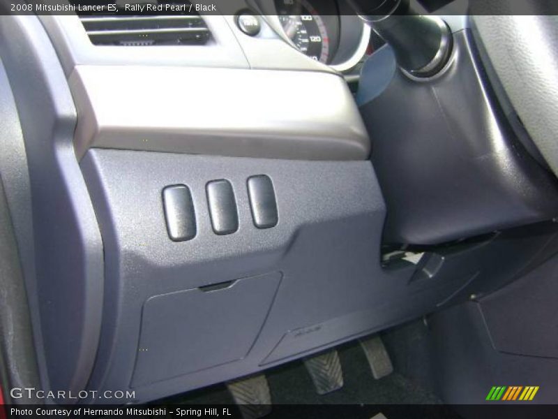 Rally Red Pearl / Black 2008 Mitsubishi Lancer ES