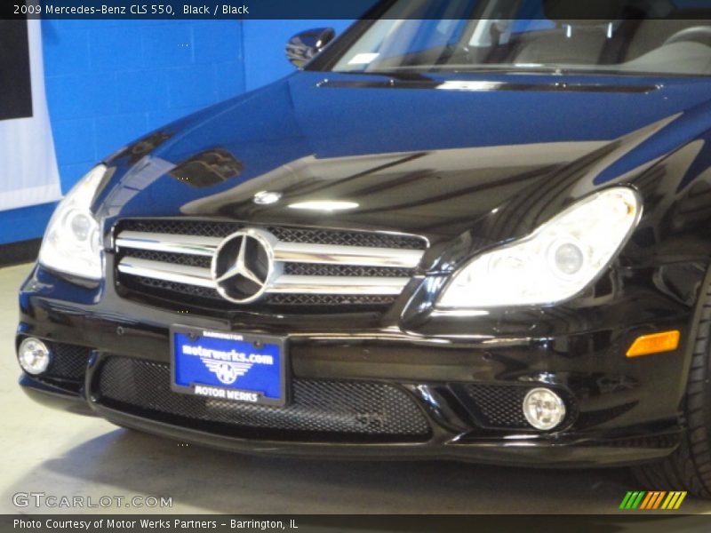 Black / Black 2009 Mercedes-Benz CLS 550