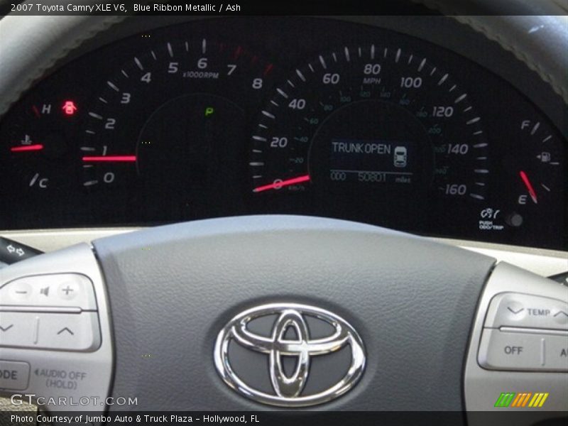 Blue Ribbon Metallic / Ash 2007 Toyota Camry XLE V6