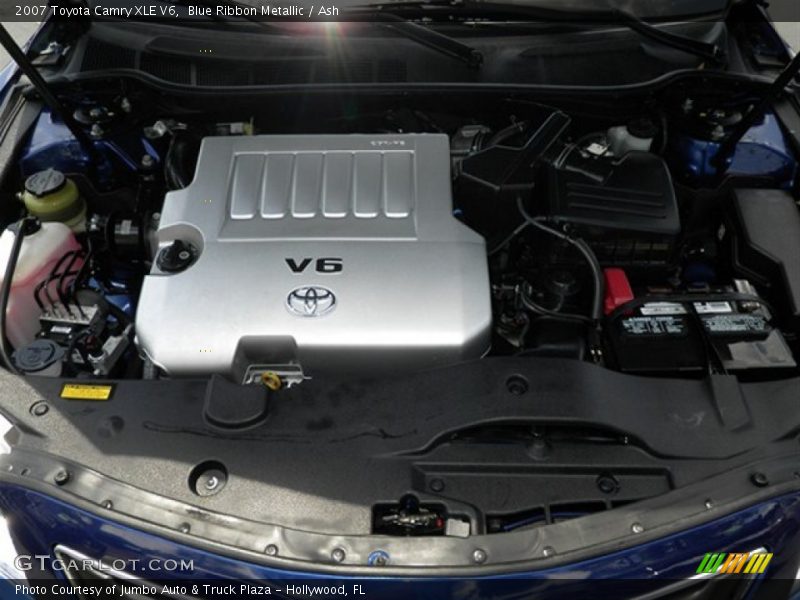 Blue Ribbon Metallic / Ash 2007 Toyota Camry XLE V6