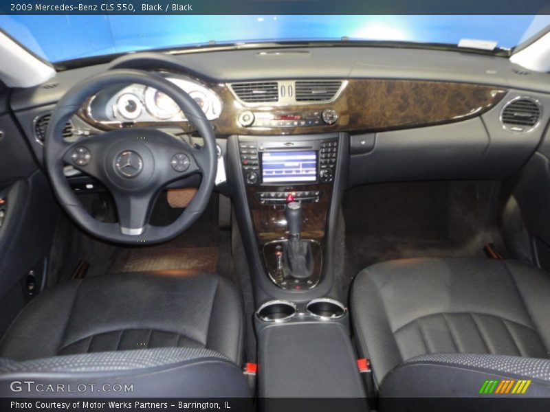 Black / Black 2009 Mercedes-Benz CLS 550