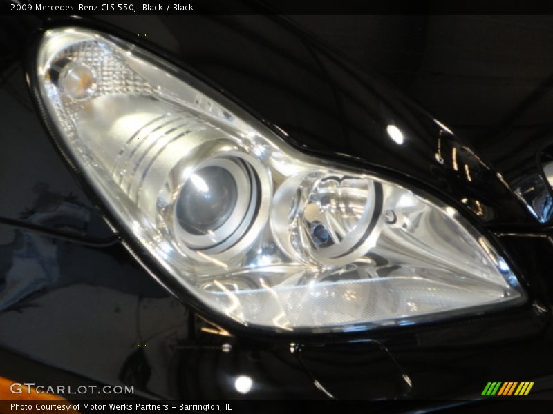 Black / Black 2009 Mercedes-Benz CLS 550
