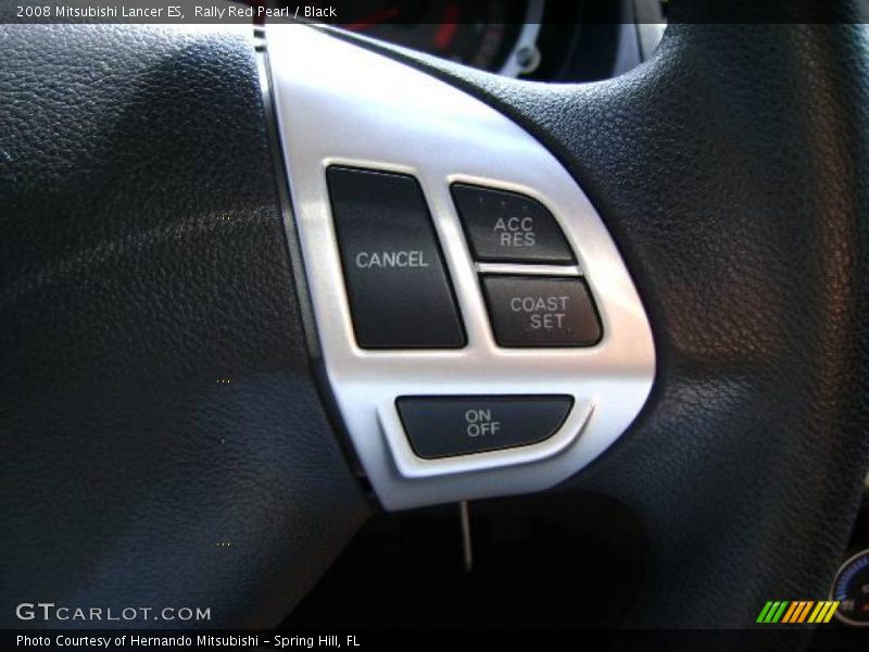 Rally Red Pearl / Black 2008 Mitsubishi Lancer ES