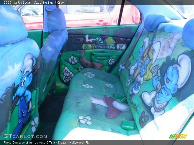 Smurf Interior - 2009 Kia Rio Sedan