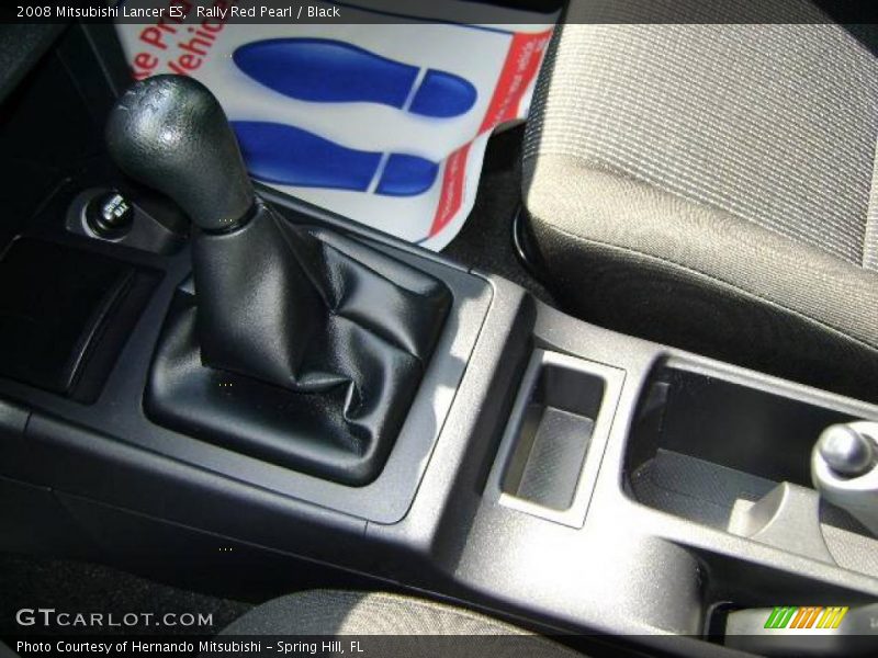 Rally Red Pearl / Black 2008 Mitsubishi Lancer ES