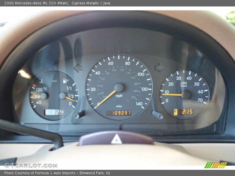  2000 ML 320 4Matic 320 4Matic Gauges