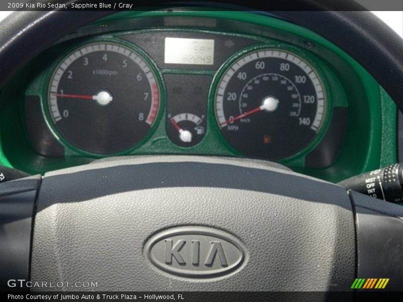  2009 Rio Sedan Sedan Gauges