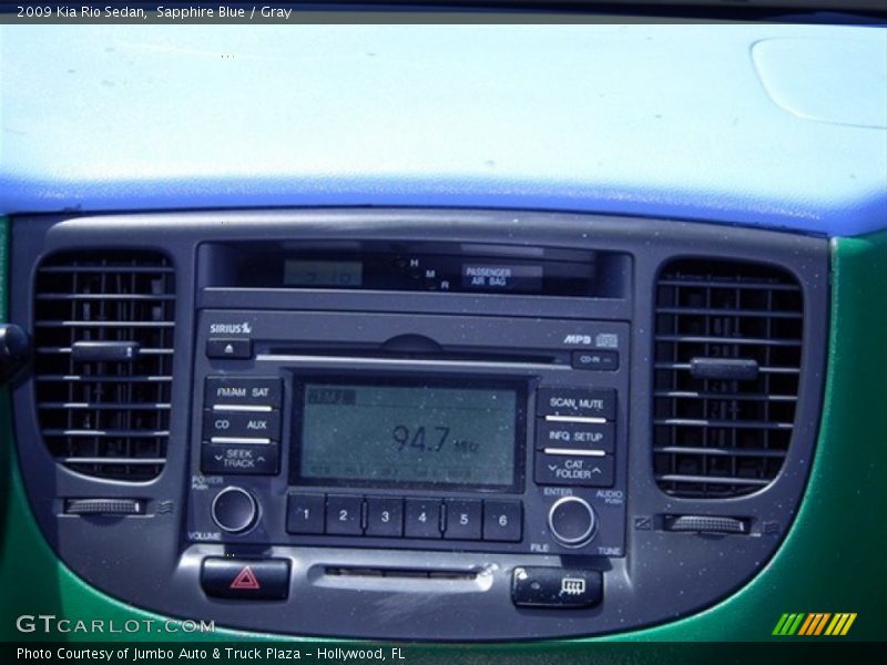 Audio System of 2009 Rio Sedan