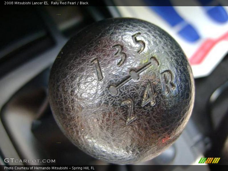Rally Red Pearl / Black 2008 Mitsubishi Lancer ES