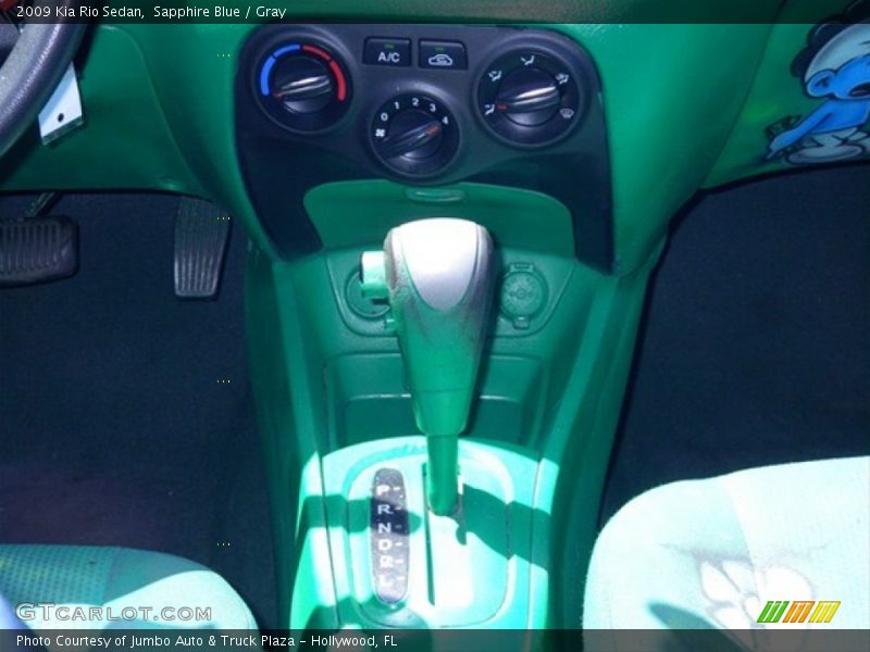 Green Painted Shifter - 2009 Kia Rio Sedan