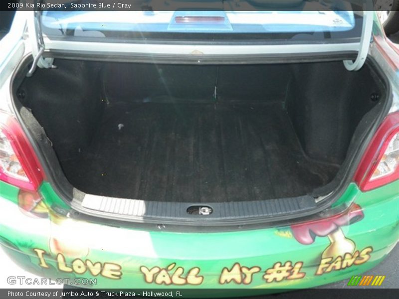 Sapphire Blue / Gray 2009 Kia Rio Sedan